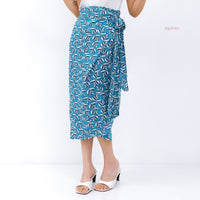 Aluisa Sarong Wrap Skirt Paon