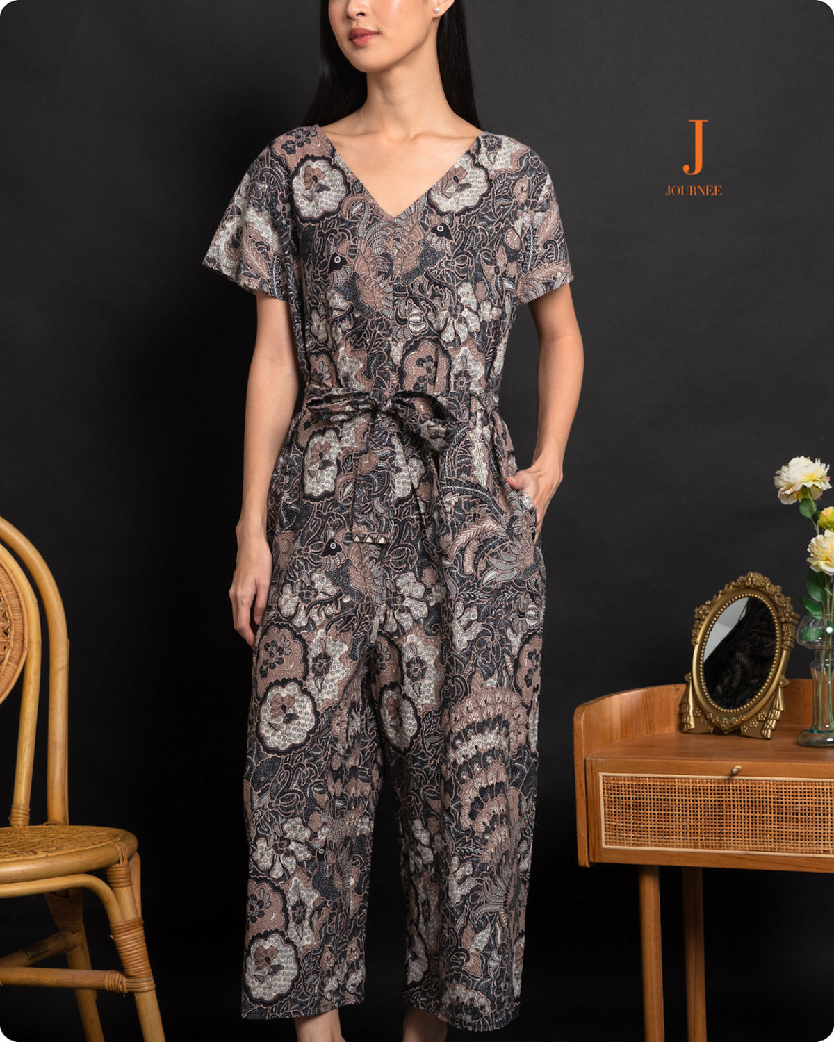 Abrie Jumpsuit Taupe