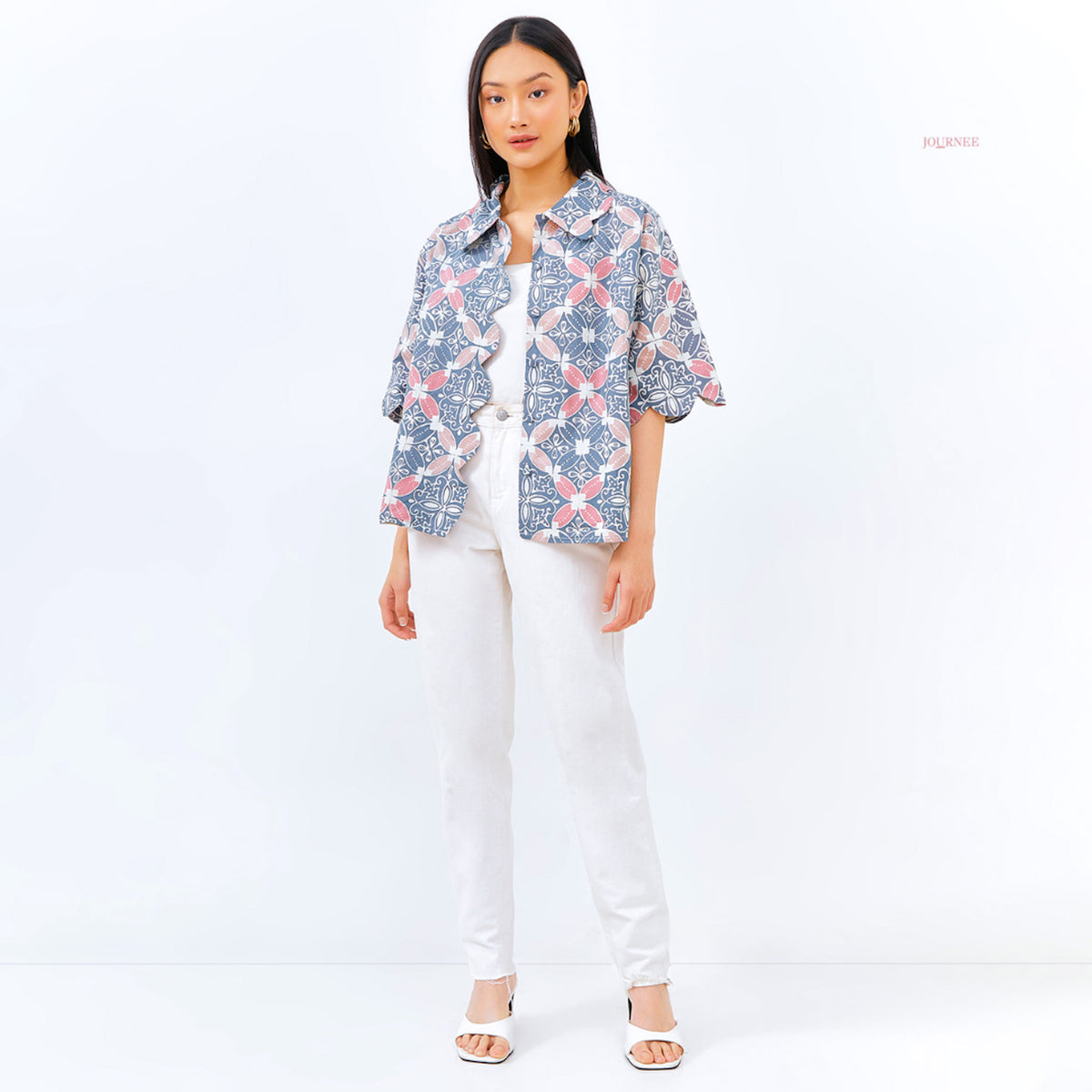 Asperla Scallop Top/Outer Kawung