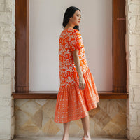 Anthea Cap Pull Hilo Violet Tangerine