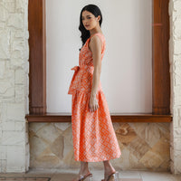 Abrina Midi Batik Cap Coral