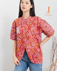 Aleeya Embroided Top Premium Batik Megamendung
