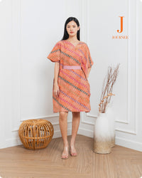 Anila Batik Cap Kaftan Jeruk
