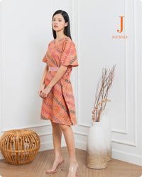 Anila Batik Cap Kaftan Jeruk