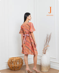 Anila Batik Cap Kaftan Jeruk