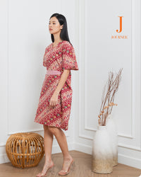 Anila Batik Cap Kaftan Rubies