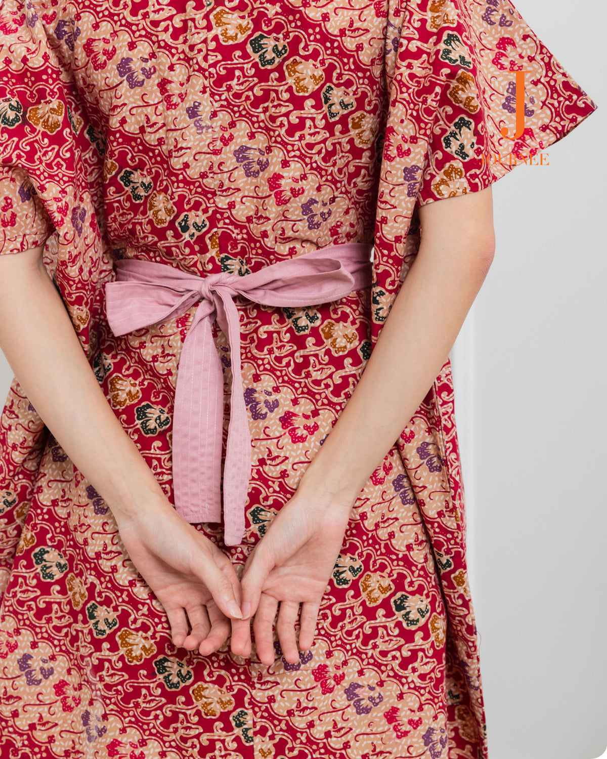 Anila Batik Cap Kaftan Rubies