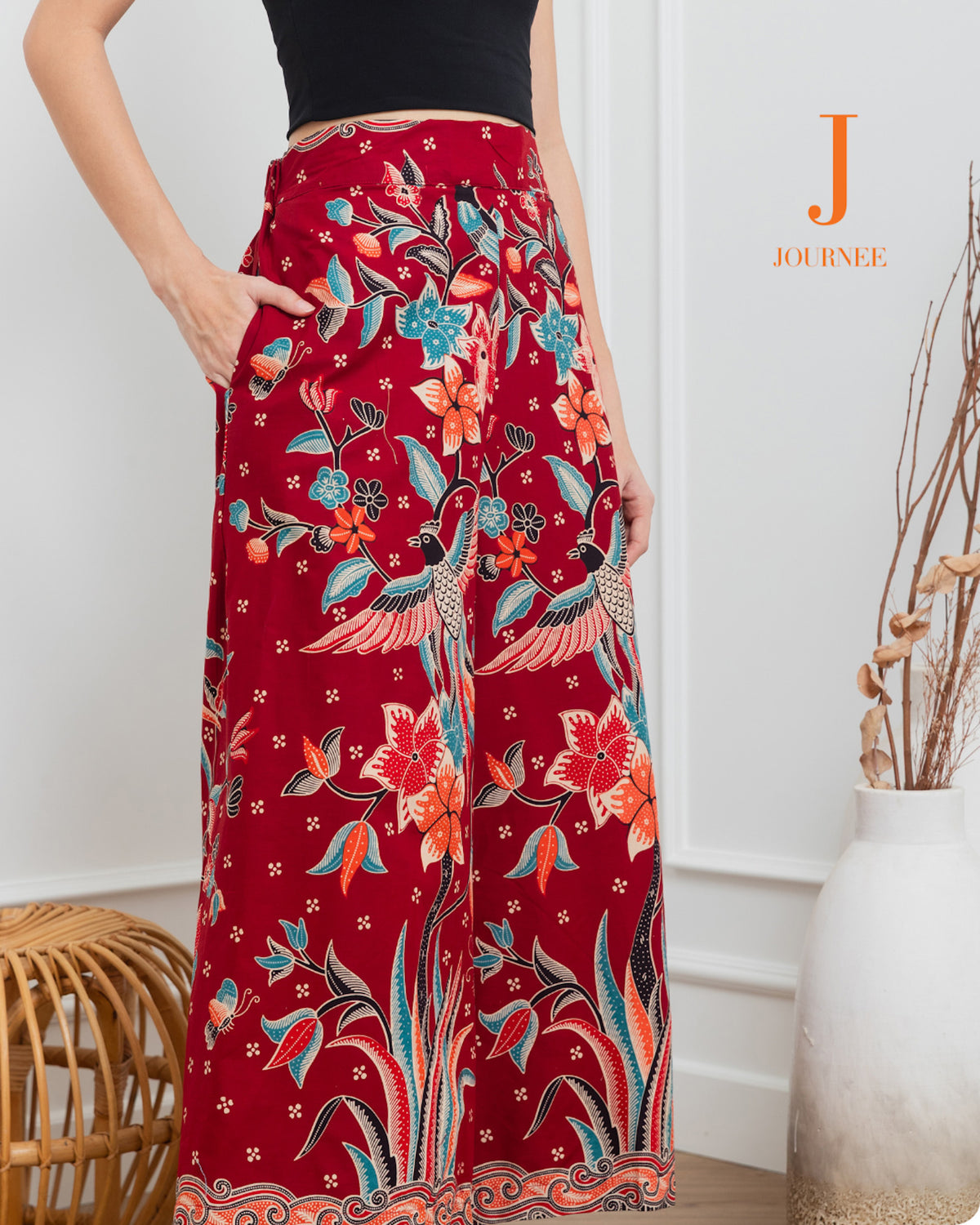 Alana Culottes Batik Phoenix