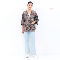 Allyna Red Batik Reversible Outer