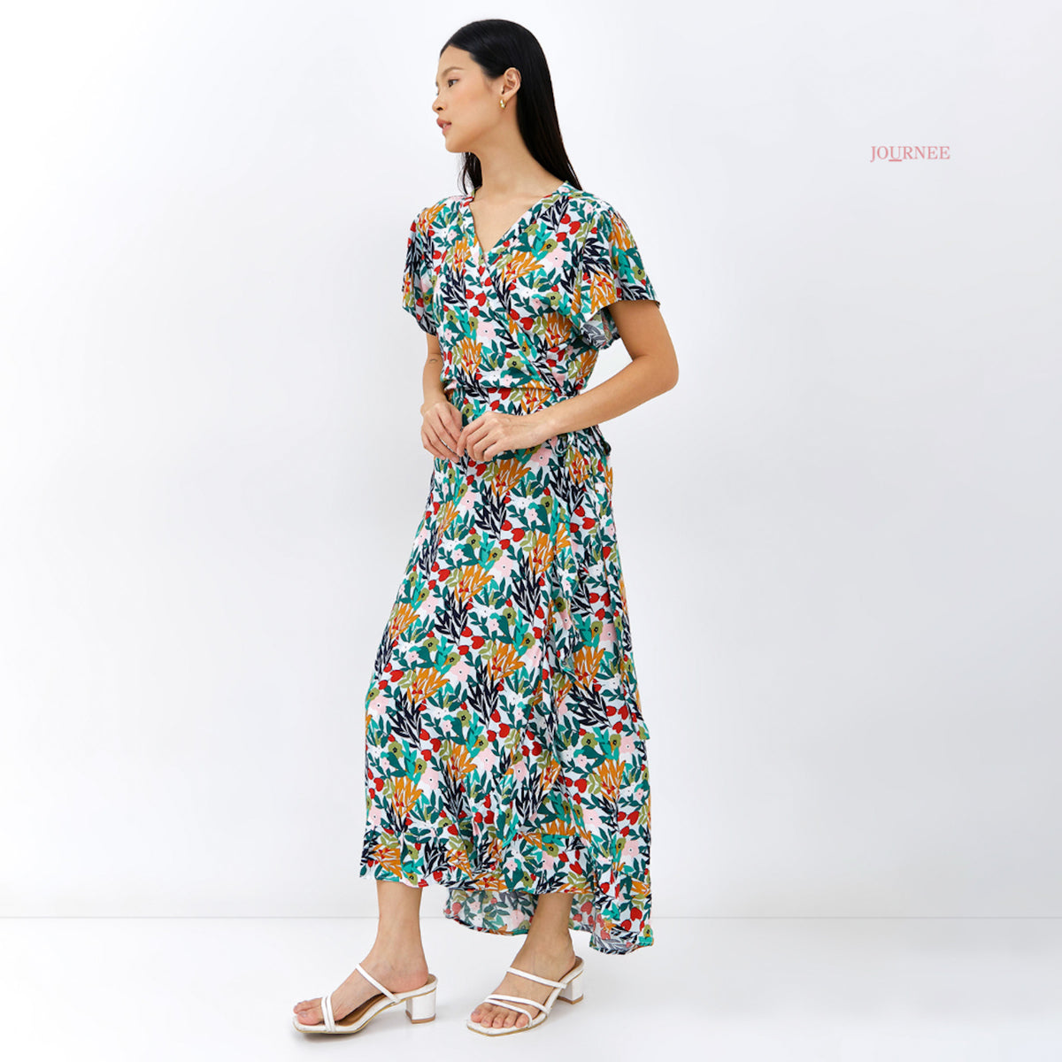 Asme Garden Wrap Dress