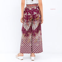 Angie Batik Pants Plum