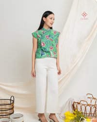 Aijia Batik Tulis Cap Top Premium Jade