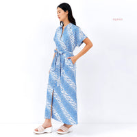 Arykate Maxi Batik Cap Dress Aztec