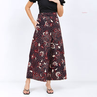 Alana Culottes Batik Lasem Noir Berry