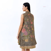 Aija Mandarin Bouquet Batik Dress