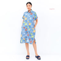 Aina Batik Cap Shirt Dress Summery