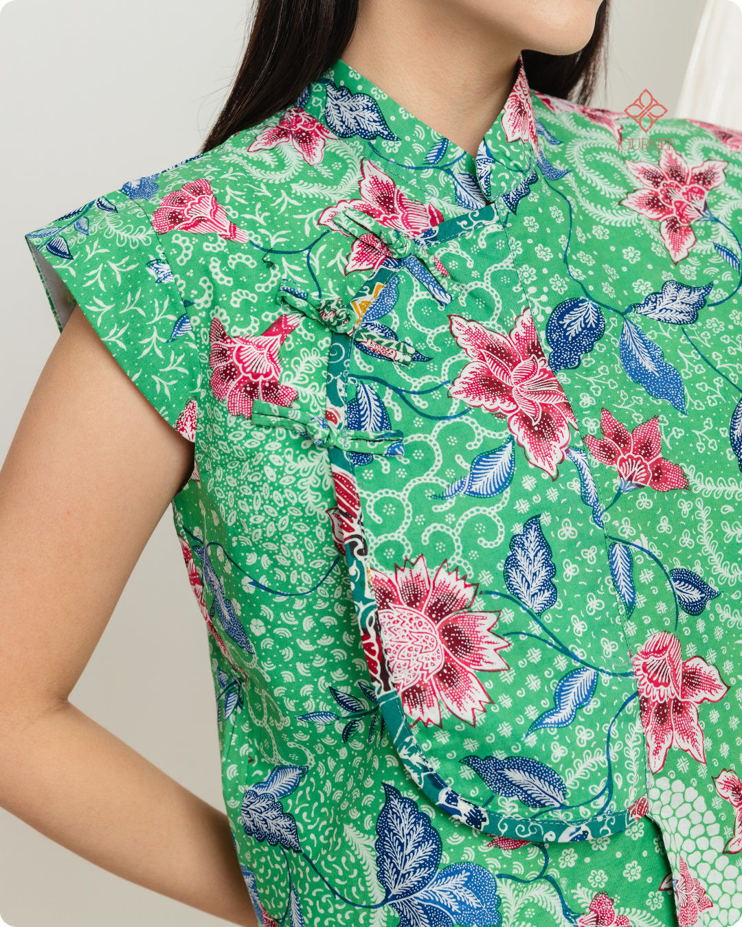 Aijia Batik Tulis Cap Top Premium Jade