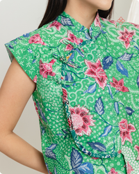 Aijia Batik Tulis Cap Top Premium Jade