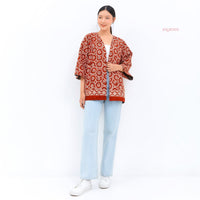 Allyna Red Batik Reversible Outer