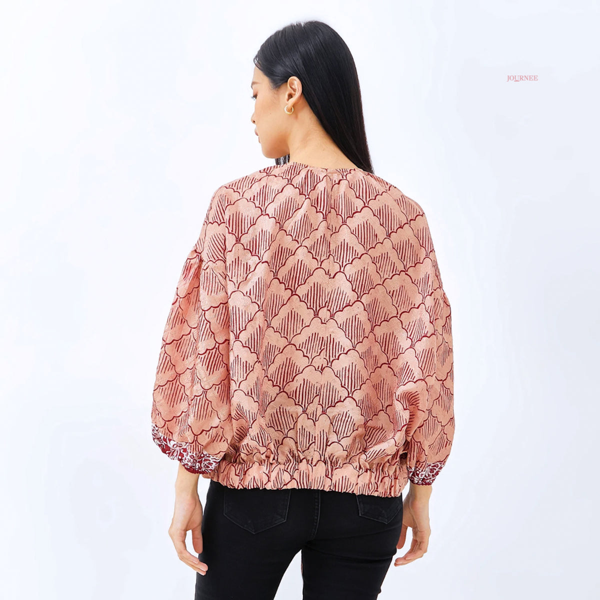 Aloria Batik Outer/Top Viscose Cherry Blossom