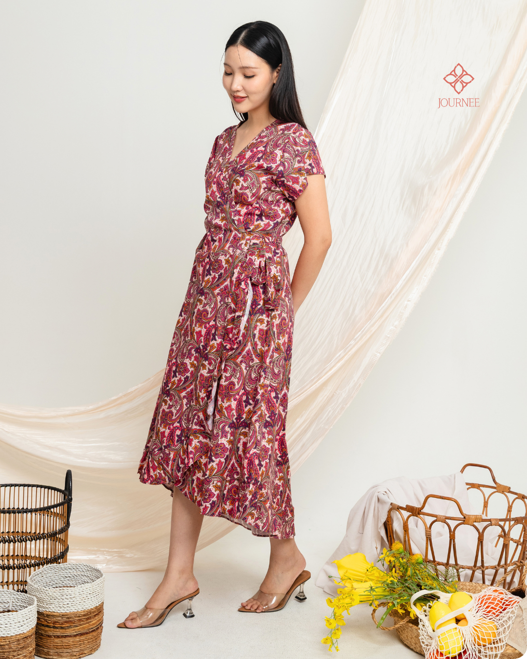 Asme Valentine Wrap Dress