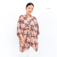 Auriel Top/Outer Batik Cap Berry