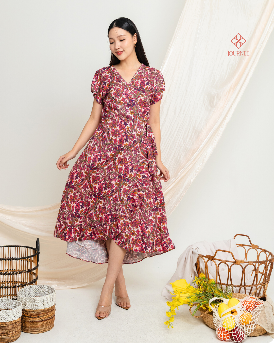 Asme Valentine Wrap Dress
