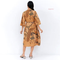 Asmine Kimono Dress Biscotti