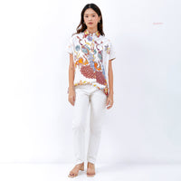 Ahana Batik Top Ivory