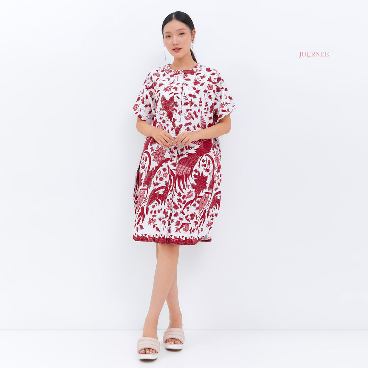 Asisca Batik Cap Kaftan Ruby