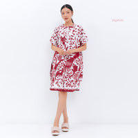 Asisca Batik Cap Kaftan Ruby