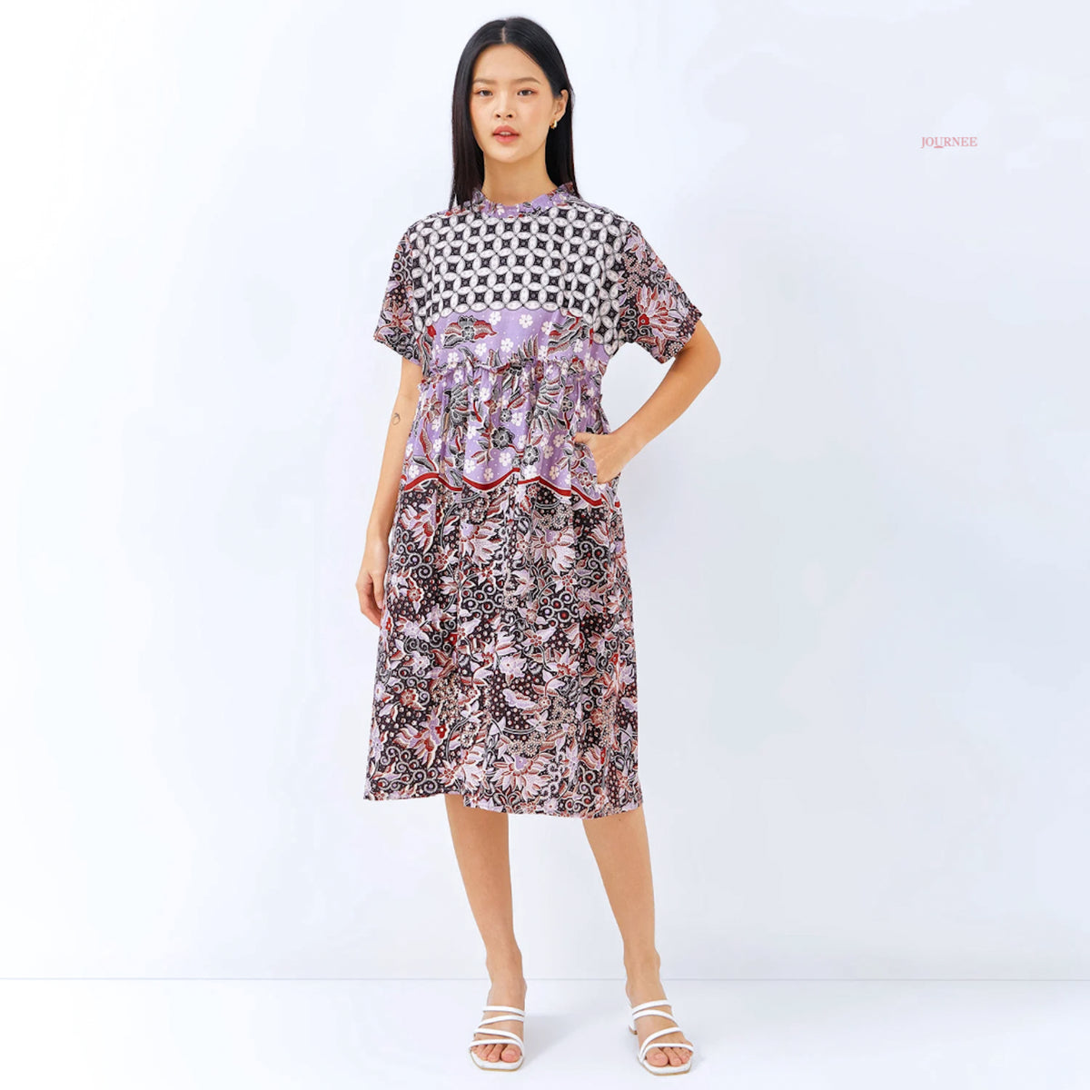 Ataya Empire Batik Dress Peri