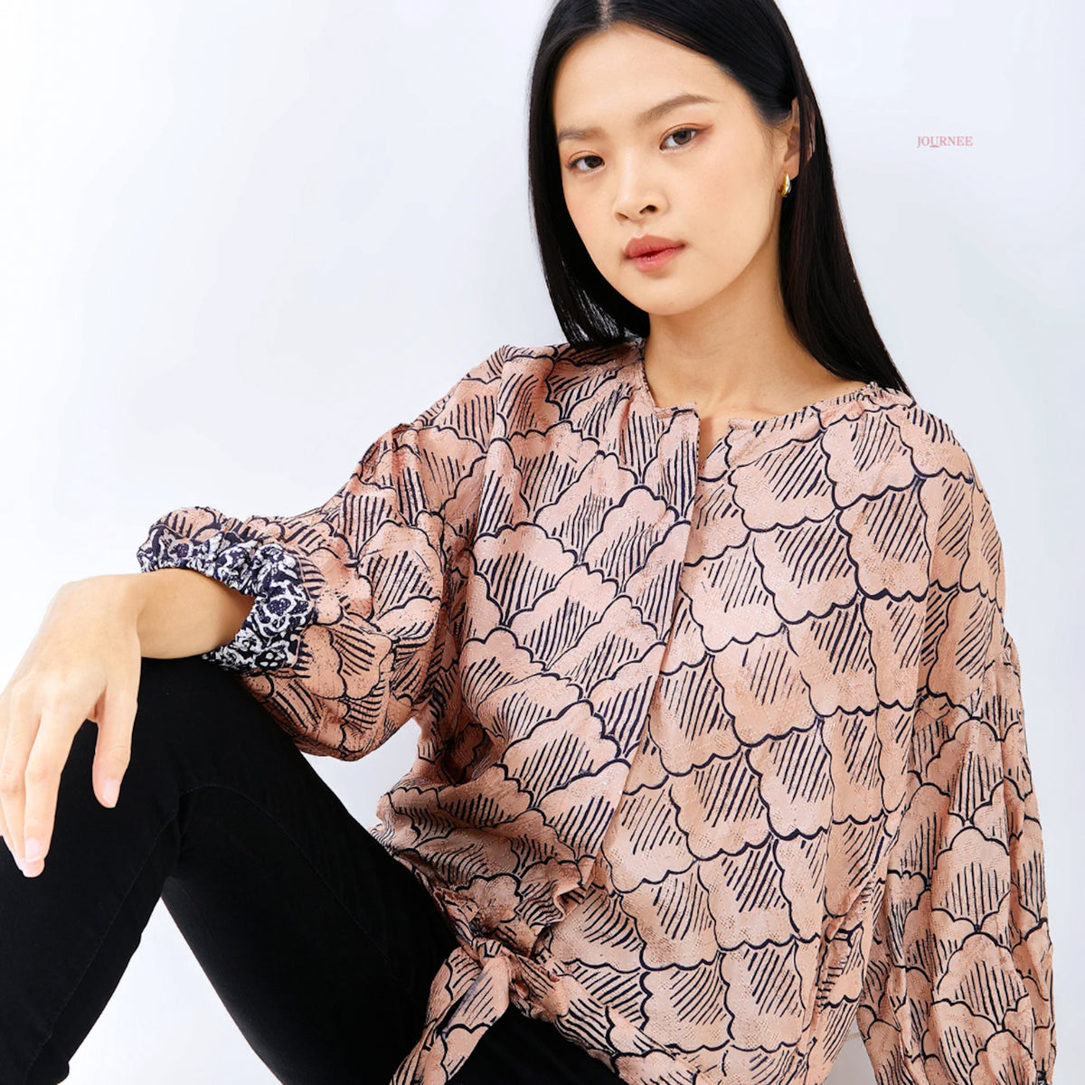 Aloria Batik Outer/Top Viscose Sisik