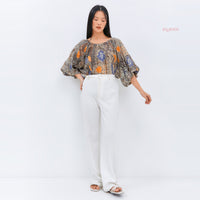 Abelia Batik Elegant Puff Top Stellar