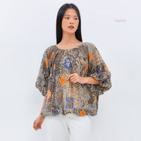 Abelia Batik Elegant Puff Top Stellar