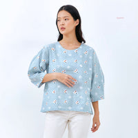 Andee Box Batik Cap Top Icey