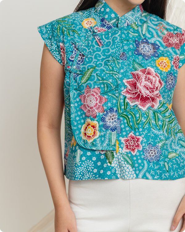 Aijia Batik Tulis Cap Top Premium Lake