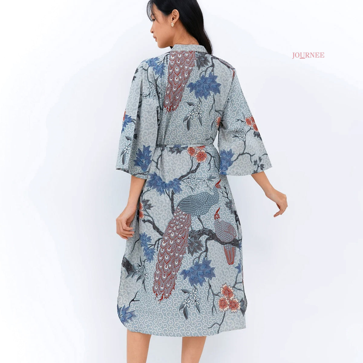 Asmine Kimono Dress Glacier