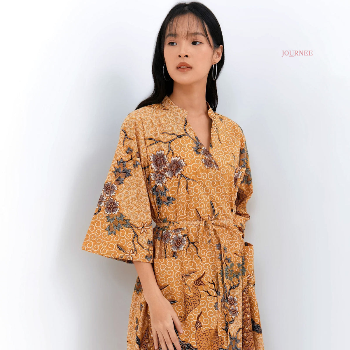 Asmine Kimono Dress Biscotti