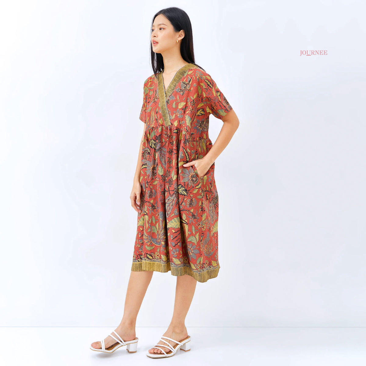 Asprie Empire Batik Tribusono  Dress