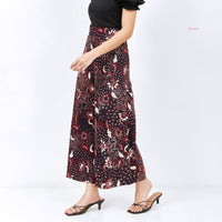 Alana Culottes Batik Lasem Noir Berry