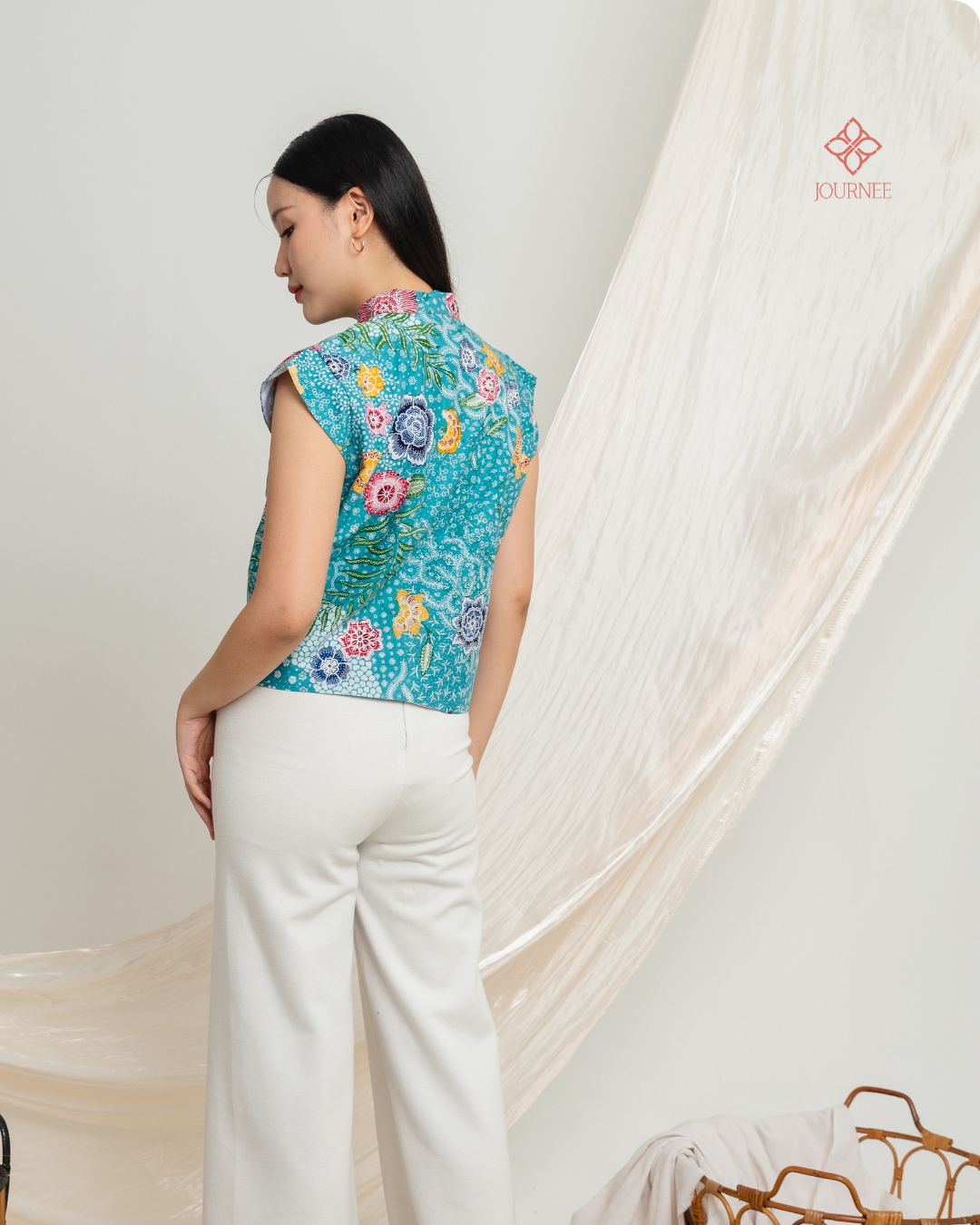 Aijia Batik Tulis Cap Top Premium Lake