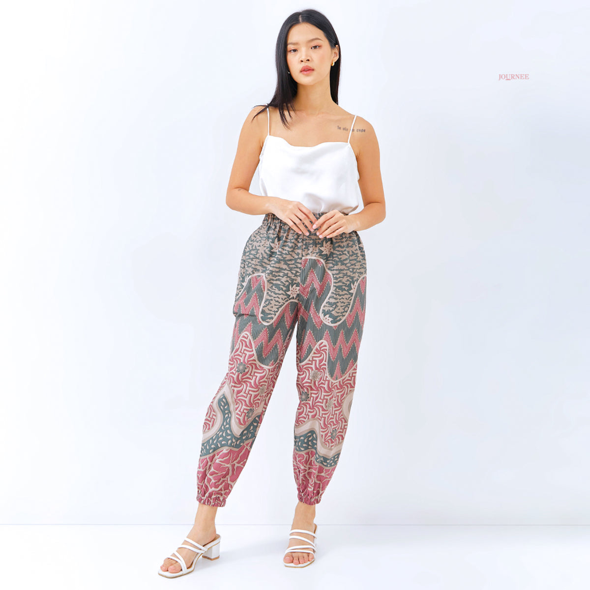 Ageena Batik Joggers dustypink