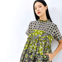 Ataya Empire Batik Dress Apple