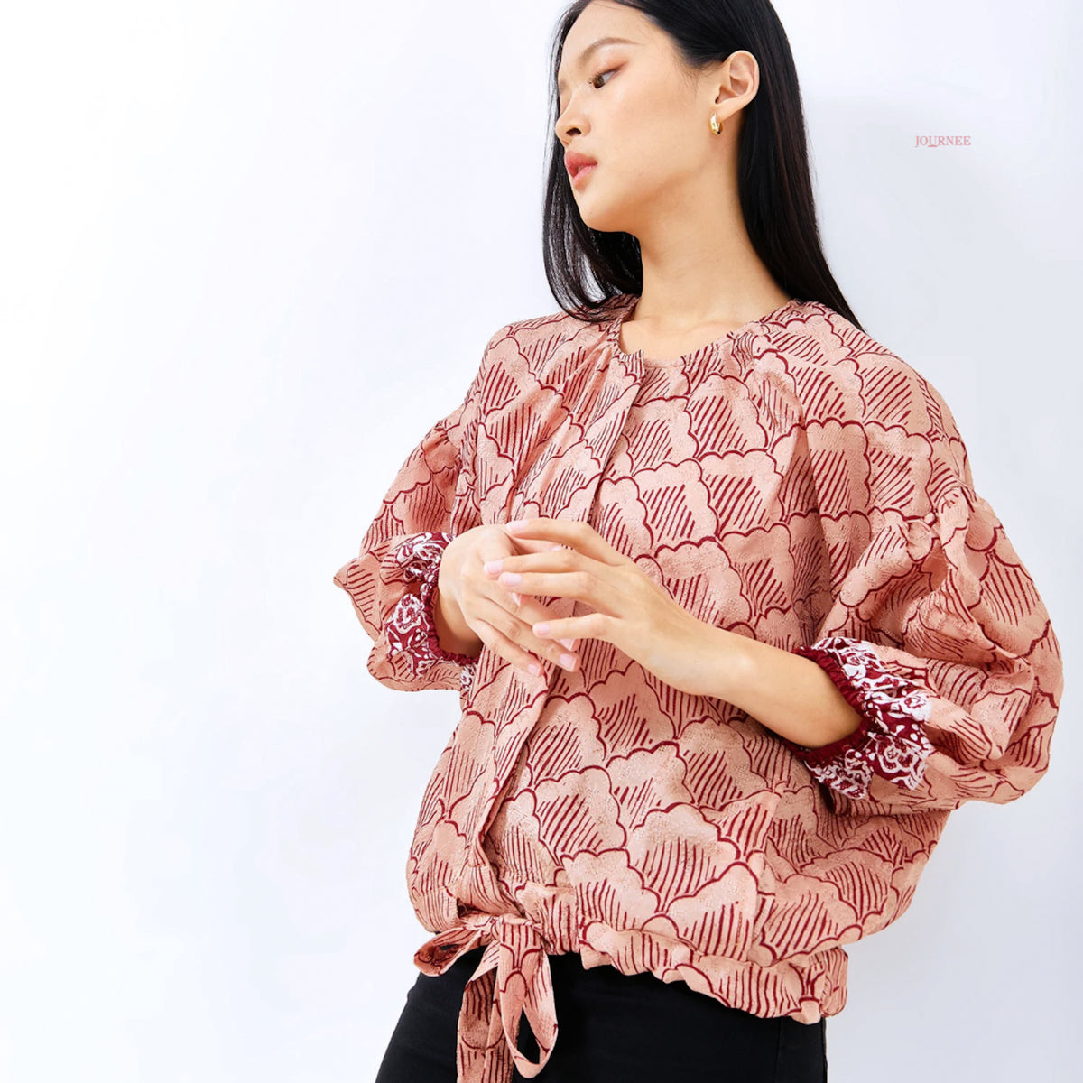 Aloria Batik Outer/Top Viscose Cherry Blossom