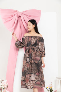 Arei Batik Parada Dress pink