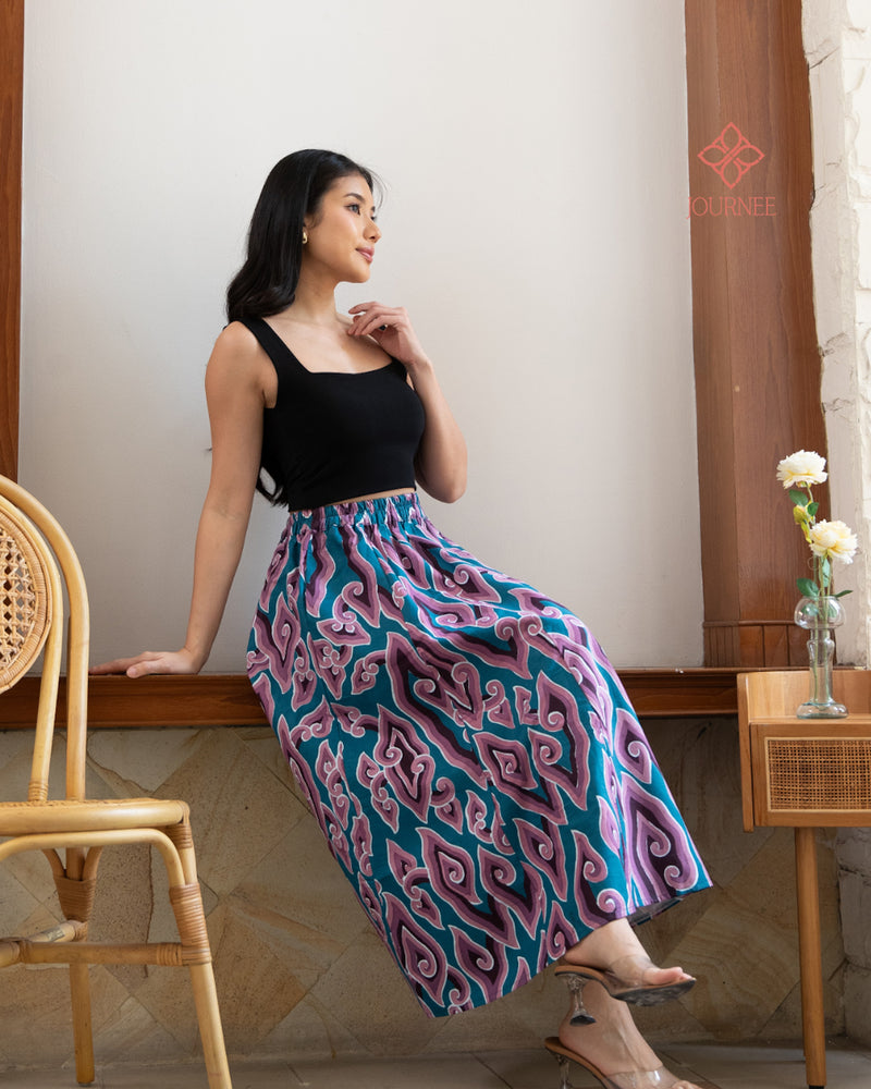 Agenta Midi Cloud Cap Skirt