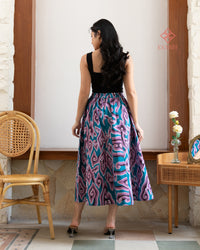 Agenta Midi Cloud Cap Skirt