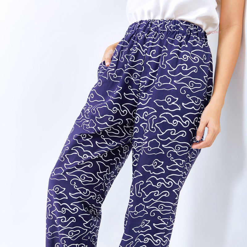 Ageena Batik Joggers Megamendung Cap