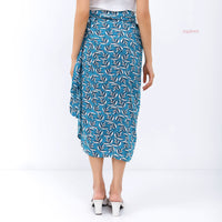 Aluisa Sarong Wrap Skirt Paon